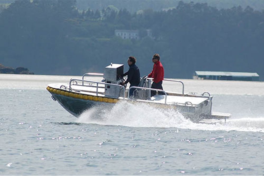 barcos de trabajo