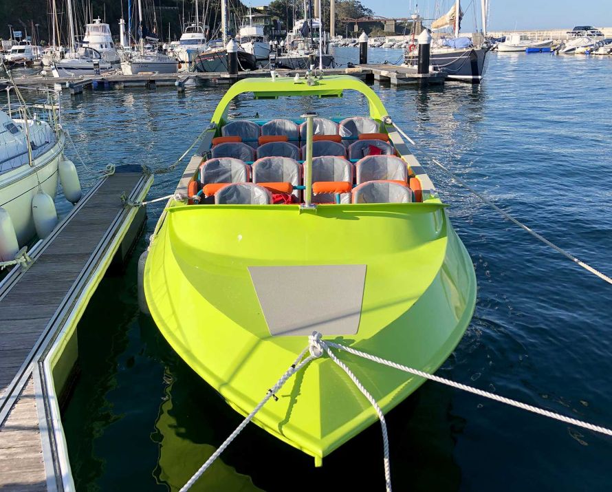 boat delivered in Romania